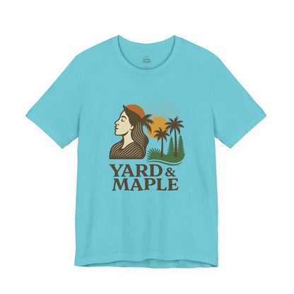Yard & Maple Graphic Tee, Nature Inspired Unisex Shirt, Outdoor Lover Gift, Summer Vibes, Casual Wear, Vacation Essentials