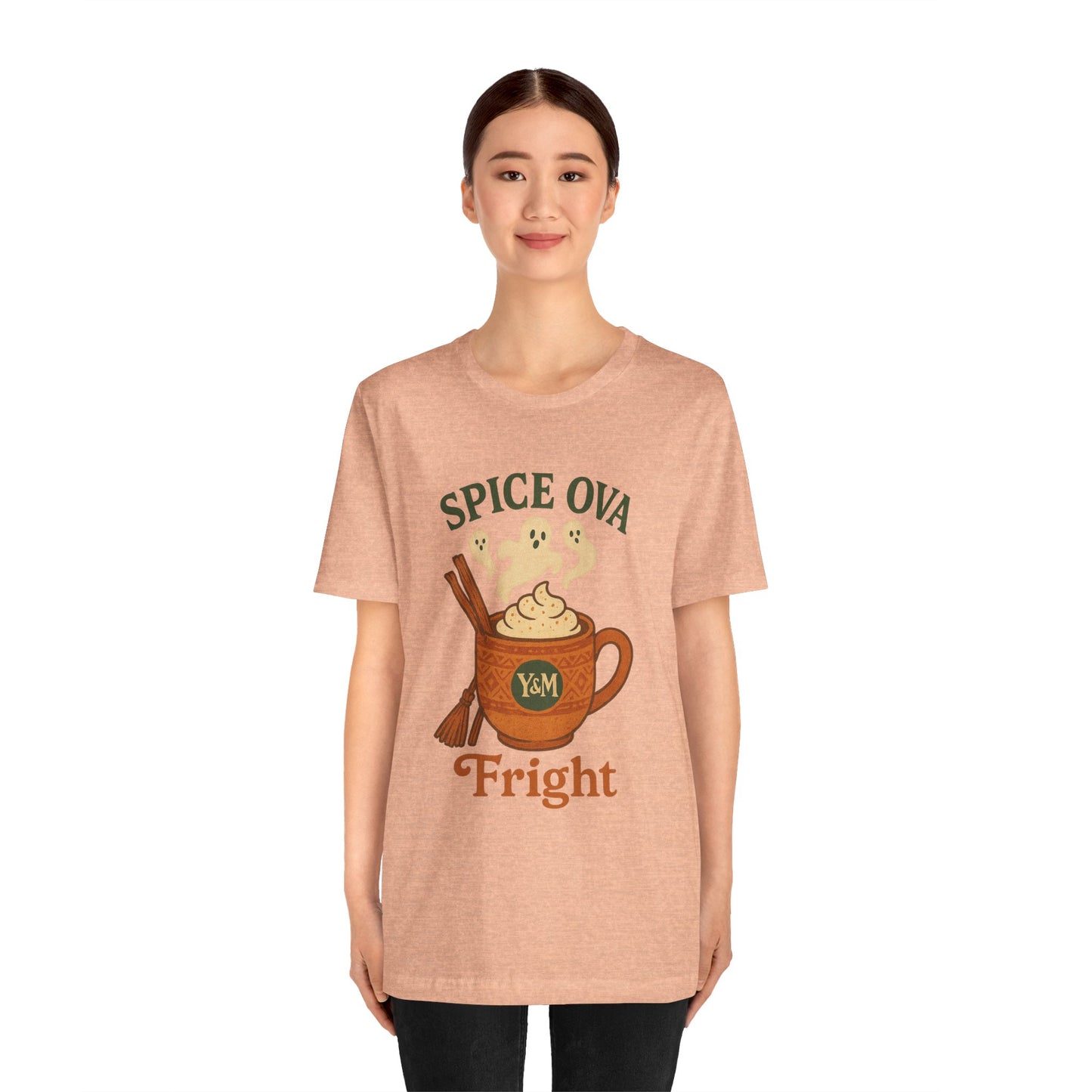 Spice Ova Fright Unisex Short Sleeve Tee | Cozy Halloween T-Shirt, Fall Celebration, Pumpkin Spice Vibes, Gift for Pumpkin Lovers, Fun [...]
