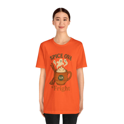 Spice Ova Fright Unisex Short Sleeve Tee | Cozy Halloween T-Shirt, Fall Celebration, Pumpkin Spice Vibes, Gift for Pumpkin Lovers, Fun [...]