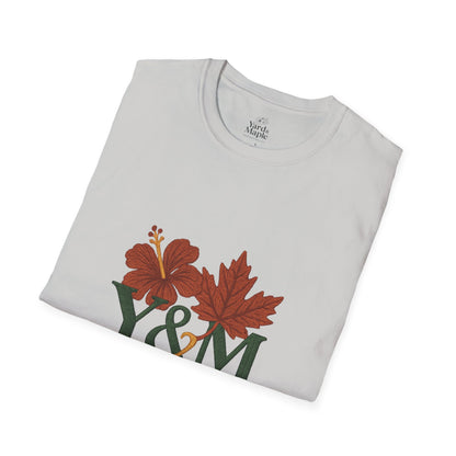 Yard & Maple Floral Unisex T-Shirt, Casual Tee, Nature Lover Gift, Spring Fashion, Graphic Shirt, Eco-Friendly Apparel