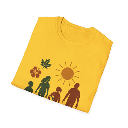 Family Beach Day Unisex T-Shirt, Summer Tee, Vacation Shirt, Outdoor Fun Top, Gift for Dad, Mom, Kids