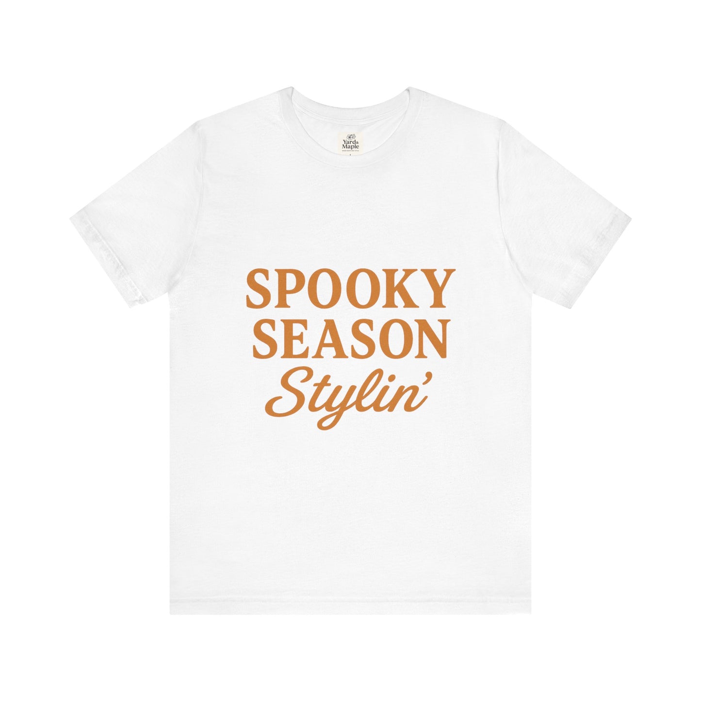 Spooky Season Stylin' Unisex Tee, Halloween Shirt, Autumn Apparel, Fall Outfit, Party Wear, Casual Top