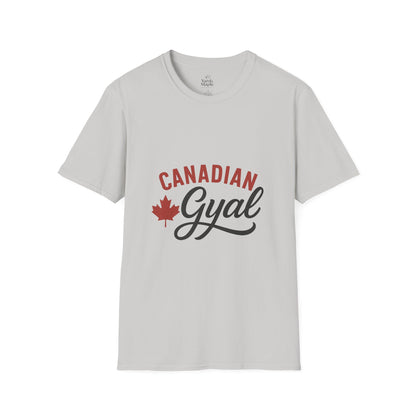 Canada Pride T-Shirt, Canadian Gyal Graphic Tee, Unisex T-Shirt for Her, Canada Day Gift, Maple Leaf Apparel