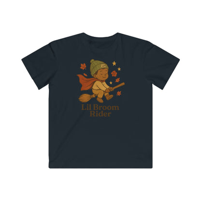 Kids Halloween T-Shirt, Lil Broom Rider Tee, Cute Fall Shirt, Kids Costume Tee, Wizard Outfit, Fun Halloween Apparel