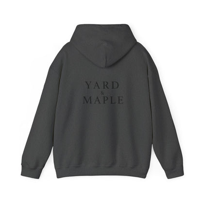 Maple & Hibiscus Hoodie — Yard & Maple Logo Cozy Pullover