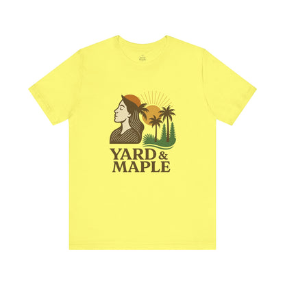 Yard & Maple Graphic Tee, Nature Inspired Unisex Shirt, Outdoor Lover Gift, Summer Vibes, Casual Wear, Vacation Essentials