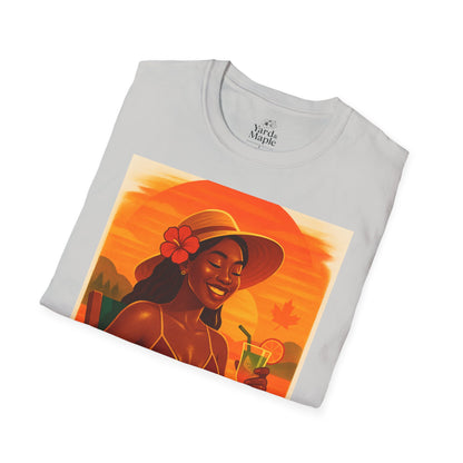 Tropical Vibes T-Shirt, Summer Graphic Tee, Vacation Outfit, Beachwear, Casual Wear, Gift for Her