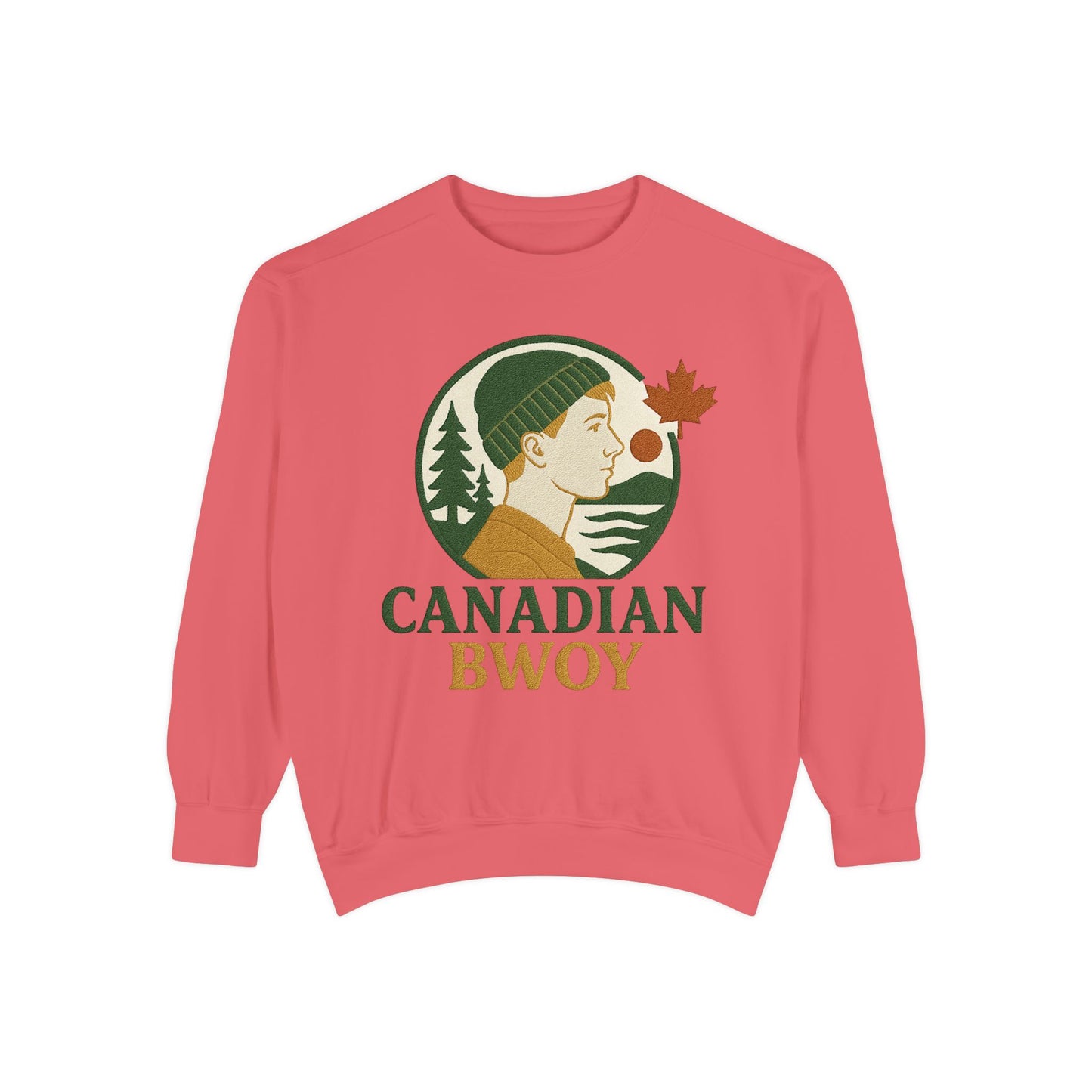 Canadian Bwoy Sweatshirt, Unisex Cozy Apparel, Gift for Canada Day, Casual Streetwear, Nature Lover Sweatshirt, Fall Fashion