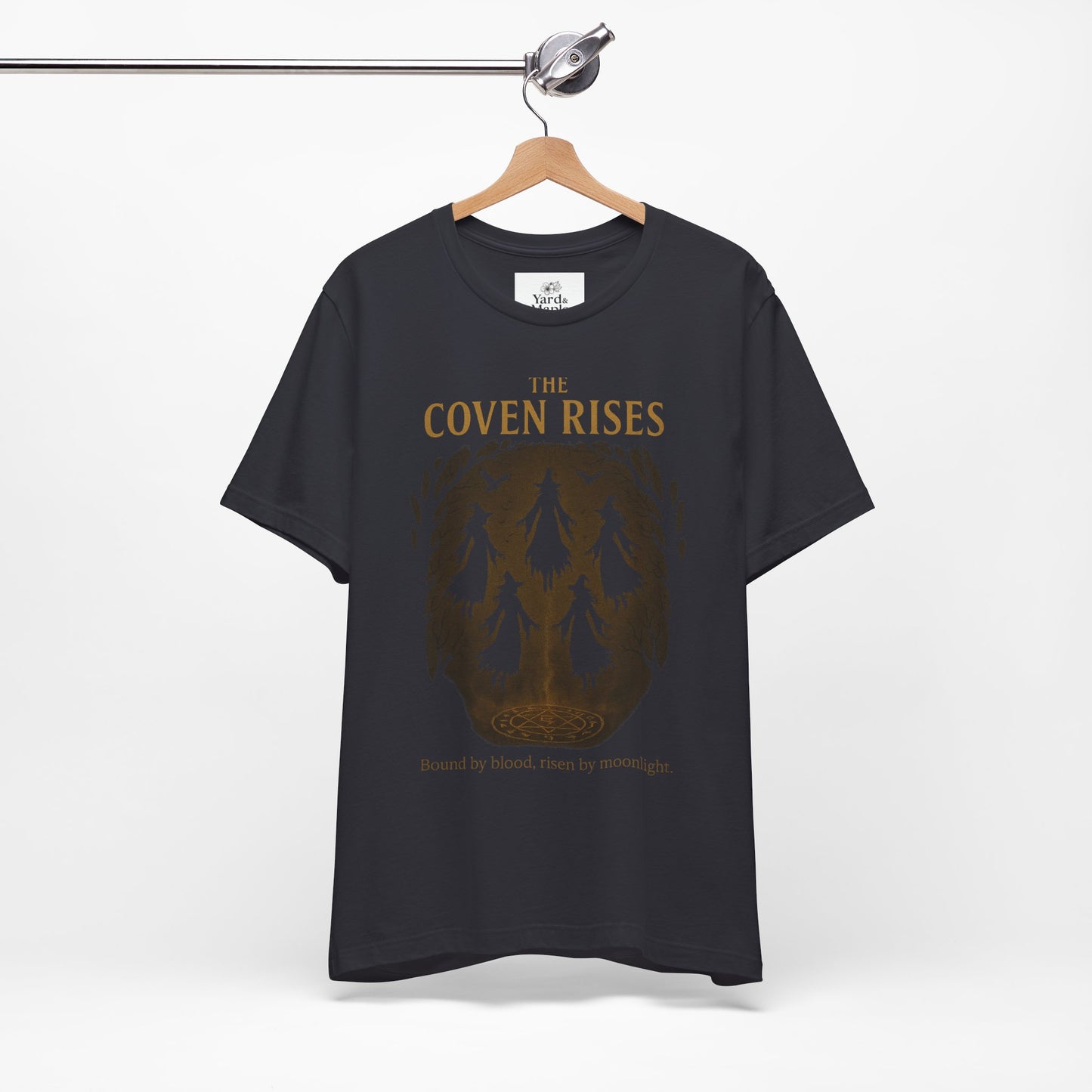 Witchy Coven Rising Tee, Unisex T-Shirt, Halloween Apparel, Gift for Witches, Spooky Season Gift, Witchy Fashion