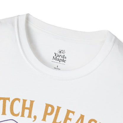 Witch Please Glam T-Shirt, Halloween Costume, Celestial T-Shirt, Gift for Her, Witchy Vibes, Boho Tee, Spooky Season Wear