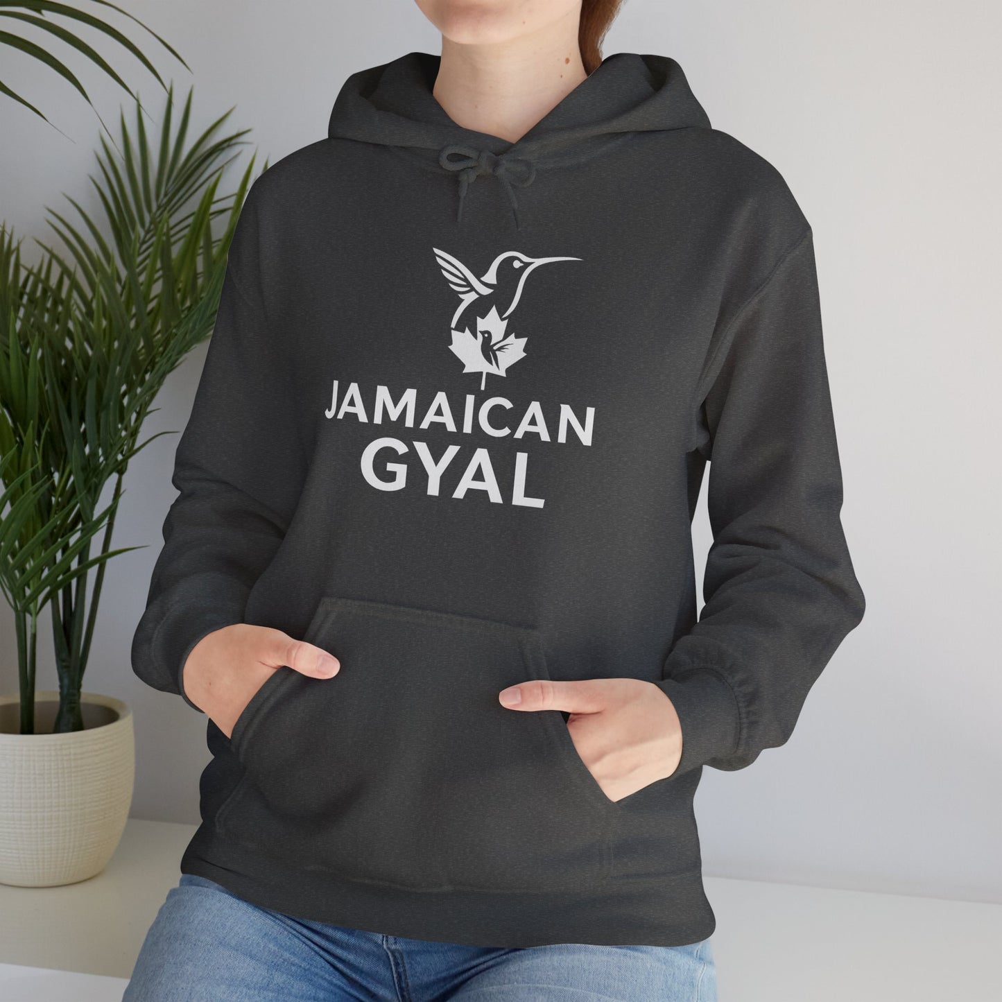 Jamaican Gyal Hoodie — Hummingbird Graphic Jamaican Pride Sweatshirt