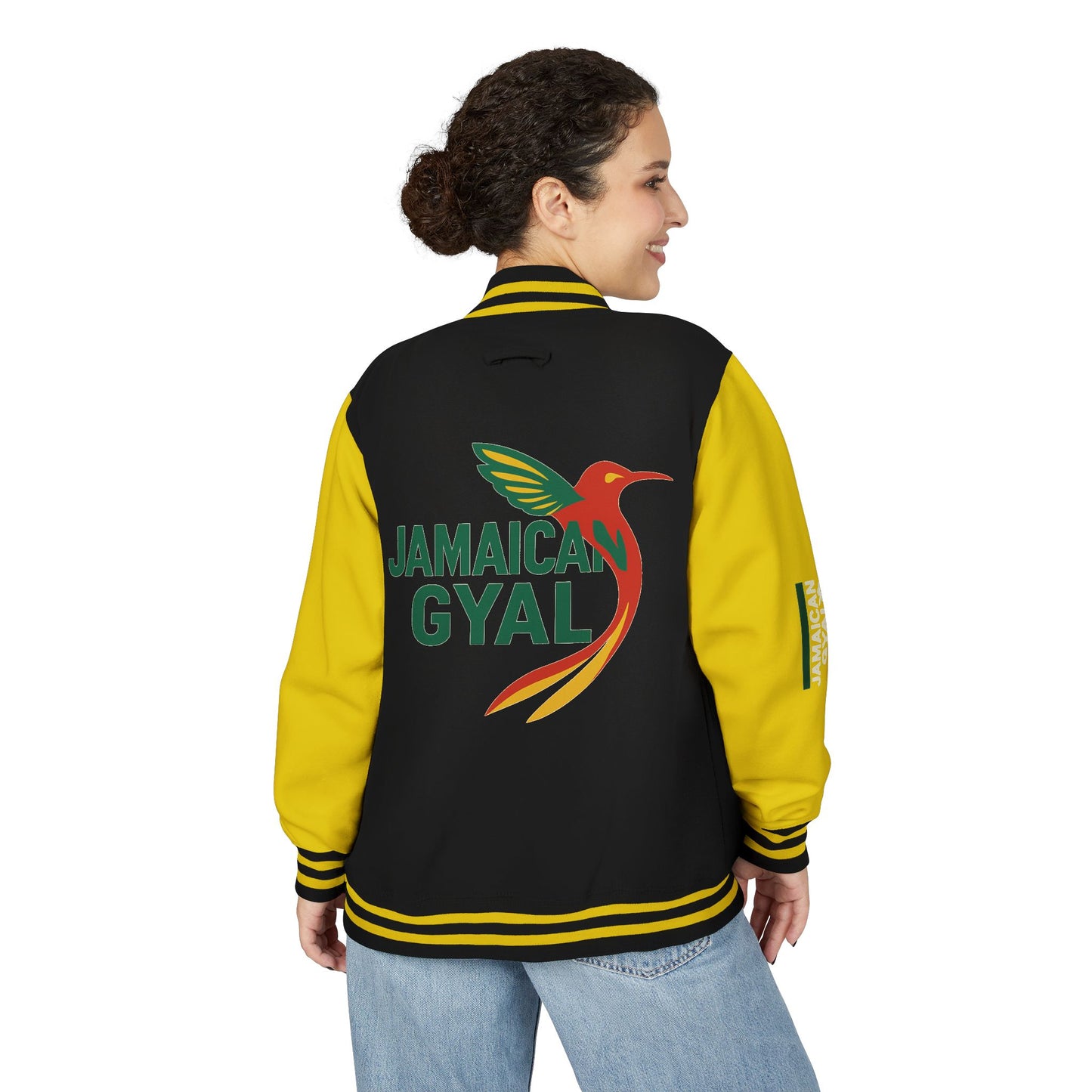 Unisex Heavyweight Letterman Jacket with Oak Leaf Design, Stylish Sports Jacket, Gift for College Students, Casual Attire, Fall [...]