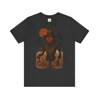 Spooky Scarecrow Graphic Tee | Unisex Halloween Shirt, Fall Fashion, Halloween Costume Tee, Scary Tee, Gift for Horror Lovers