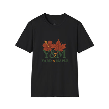 Yard & Maple Floral Unisex T-Shirt, Casual Tee, Nature Lover Gift, Spring Fashion, Graphic Shirt, Eco-Friendly Apparel
