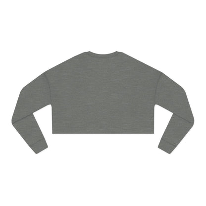 Chic Women's Cropped Sweatshirt, Trendy Fall Fashion, Cozy Layering Top, Perfect for Casual Outings, Gift for Her