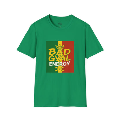 Rasta Vibes T-Shirt | Bad Gyal Energy | Unisex Graphic Tee, Casual Wear, Festival Apparel, Gift for Him/Her, Summer Style