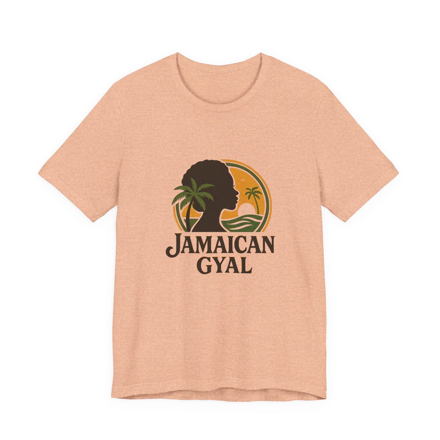 Jamaican Gyal Tee, Caribbean Vibe T-Shirt, Unisex Summer Shirt, Gift for Her, Tropical Style Apparel