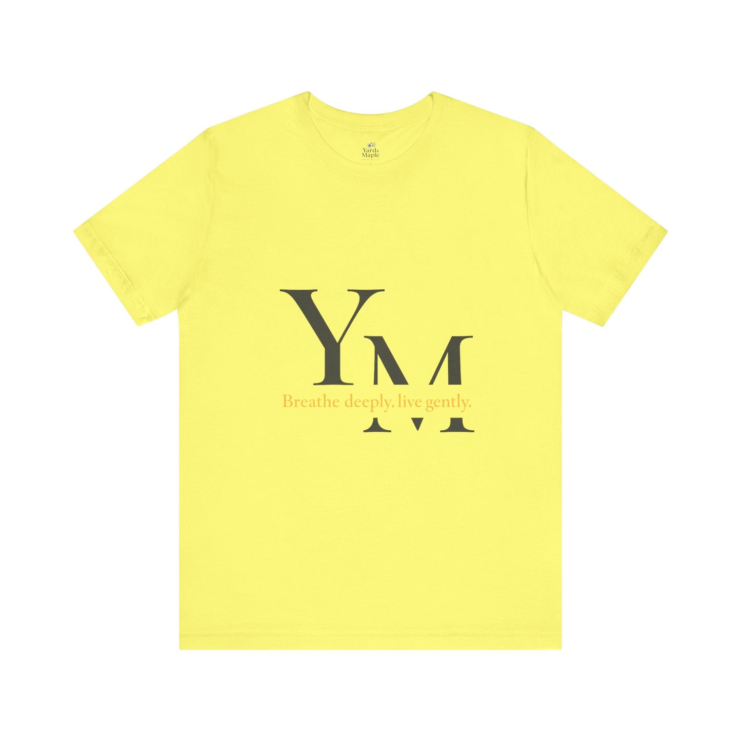 Unisex Inspirational Quote Tee - Breathe Deeply, Relaxed Fit Shirt for Mindfulness, Yoga, Gifts for Her & Him, Casual Wear, Everyday Comfort