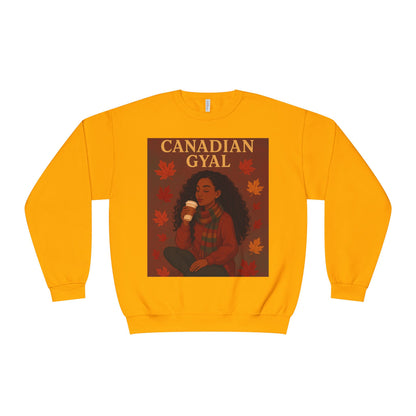 Cozy Canadian Sweatshirt, Unisex Fall Apparel, Perfect for Autumn Celebrations, Unique Gift for Her, Warm and Stylish Crewneck