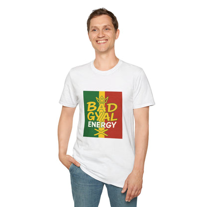 Rasta Vibes T-Shirt | Bad Gyal Energy | Unisex Graphic Tee, Casual Wear, Festival Apparel, Gift for Him/Her, Summer Style