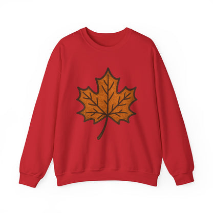 Autumn Leaf Sweatshirt | Unisex Cozy Crewneck | Fall Fashion, Thanksgiving Gift, Seasonal Style, Layering Essential