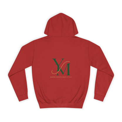 Cozy Unisex College Hoodie - Yard & Maple, Casual Wear, Student Gift, Outdoor Activity Sweater, Fall Fashion