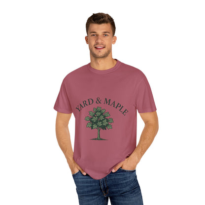 Yard & Maple Garment-Dyed T-Shirt for Nature Lovers, Comfortable Unisex Tee, Perfect for Casual Outings, Gifts for Tree Enthusiasts, [...]