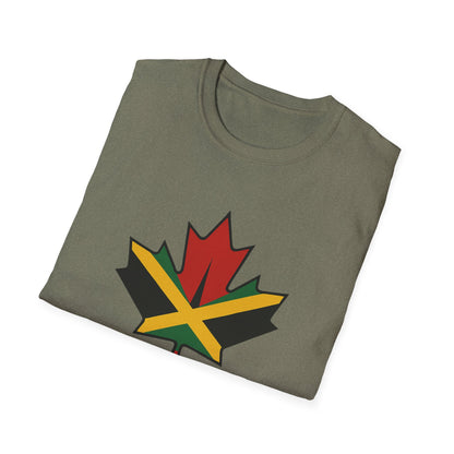 Yard & Maple Unisex Softstyle T-Shirt, Casual Summer Tee, Jamaican Theme Shirt, Cool Graphic Top, Gift for Nature Lovers