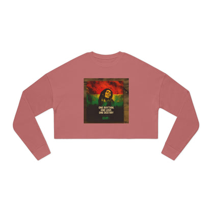 Chic Women's Cropped Sweatshirt, Trendy Fall Fashion, Cozy Layering Top, Perfect for Casual Outings, Gift for Her