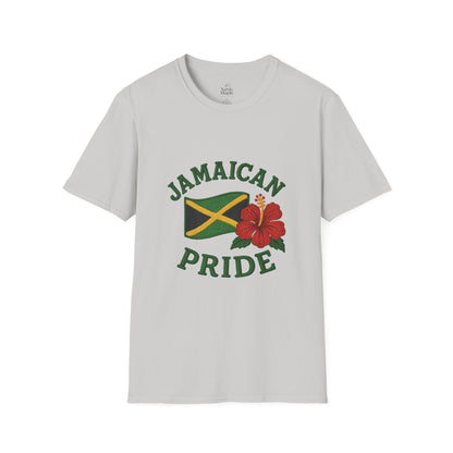 Jamaican Pride T-Shirt, Unisex Softstyle Tee, Tropical Vacation Shirt, Caribbean Pride Apparel, Festival and Celebration Wear