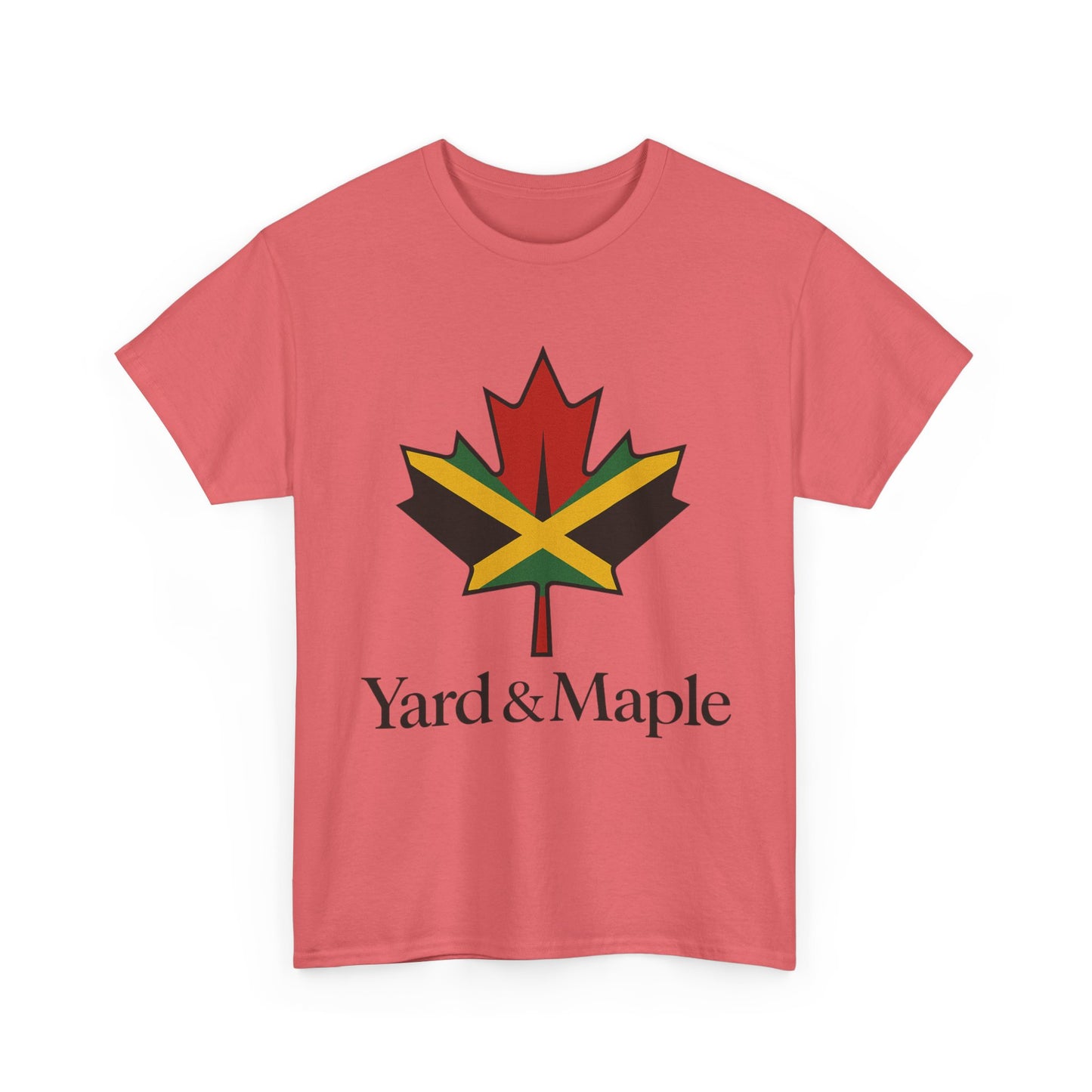 Yard & Maple Unisex Heavy Cotton Tee | Jamaican Pride, Canada Love, Streetwear, Gift for Him/Her, Summer Vibes