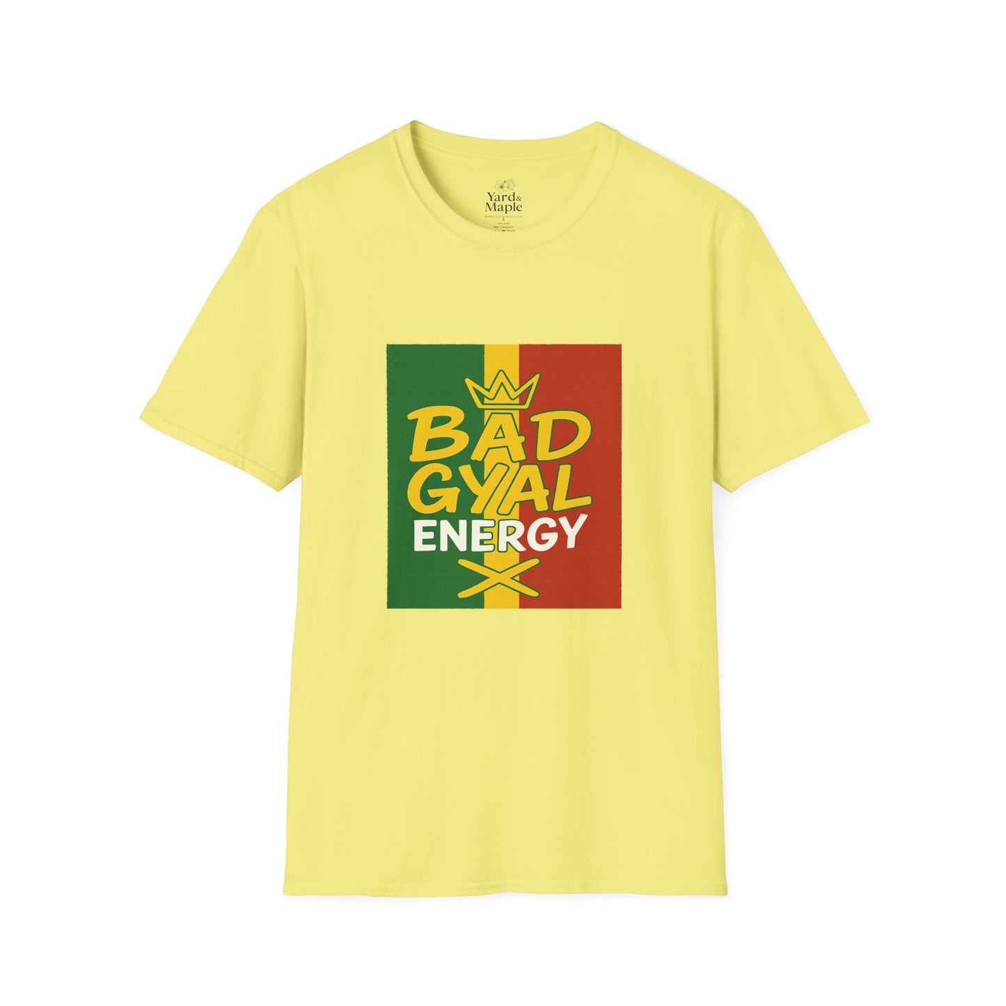 Rasta Vibes T-Shirt | Bad Gyal Energy | Unisex Graphic Tee, Casual Wear, Festival Apparel, Gift for Him/Her, Summer Style