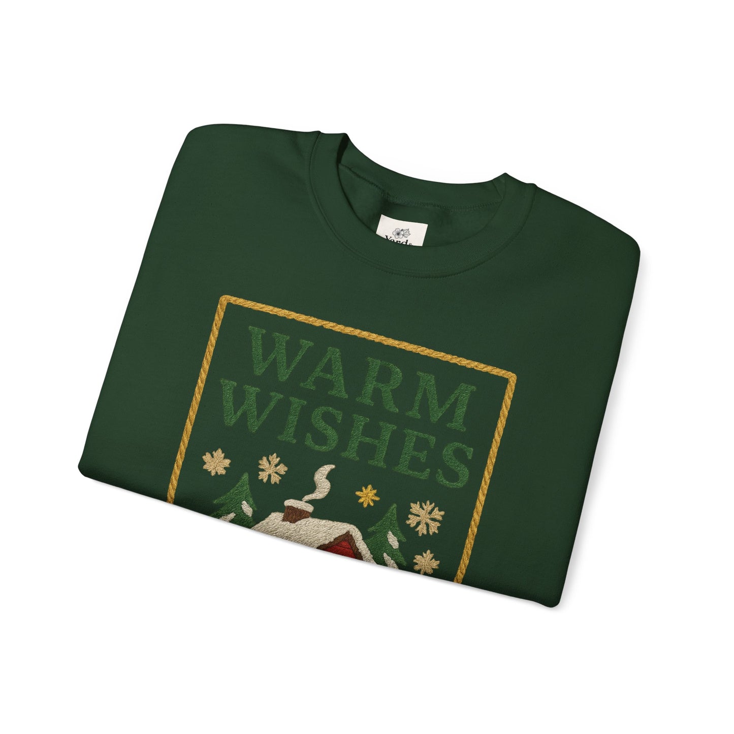 Cozy Warm Wishes Sweatshirt, Holiday Sweatshirt, Winter Fashion, Family Gathering, Gift for Her, Comfortable Crewneck