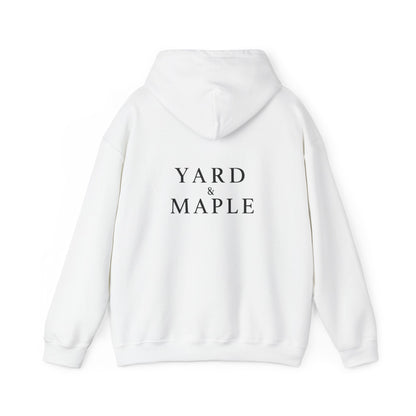 Maple & Hibiscus Hoodie — Yard & Maple Logo Cozy Pullover