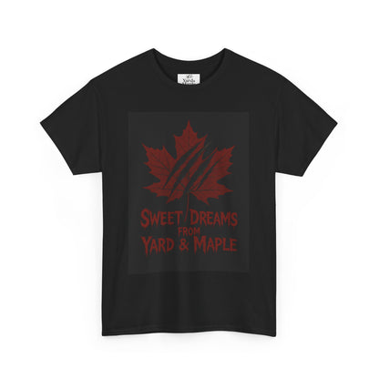 Cozy Graphic Tee with Maple Leaf Design, Casual Streetwear, Gift for Nature Lovers, Sweet Dreams Shirt, Unisex Cotton Top