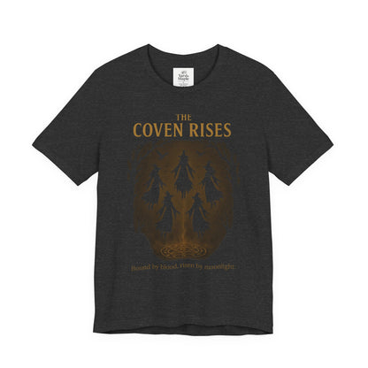 Witchy Coven Rising Tee, Unisex T-Shirt, Halloween Apparel, Gift for Witches, Spooky Season Gift, Witchy Fashion