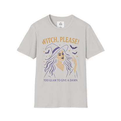 Witch Please Glam T-Shirt, Halloween Costume, Celestial T-Shirt, Gift for Her, Witchy Vibes, Boho Tee, Spooky Season Wear