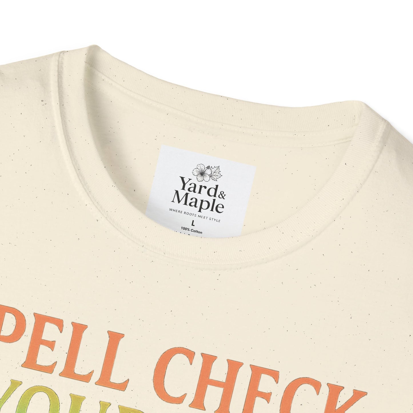 Spell Check Yourself Graphic Tee, Unisex Witch T-Shirt, Halloween Humor Top, Casual Witchy Apparel, Perfect for Spell Lovers