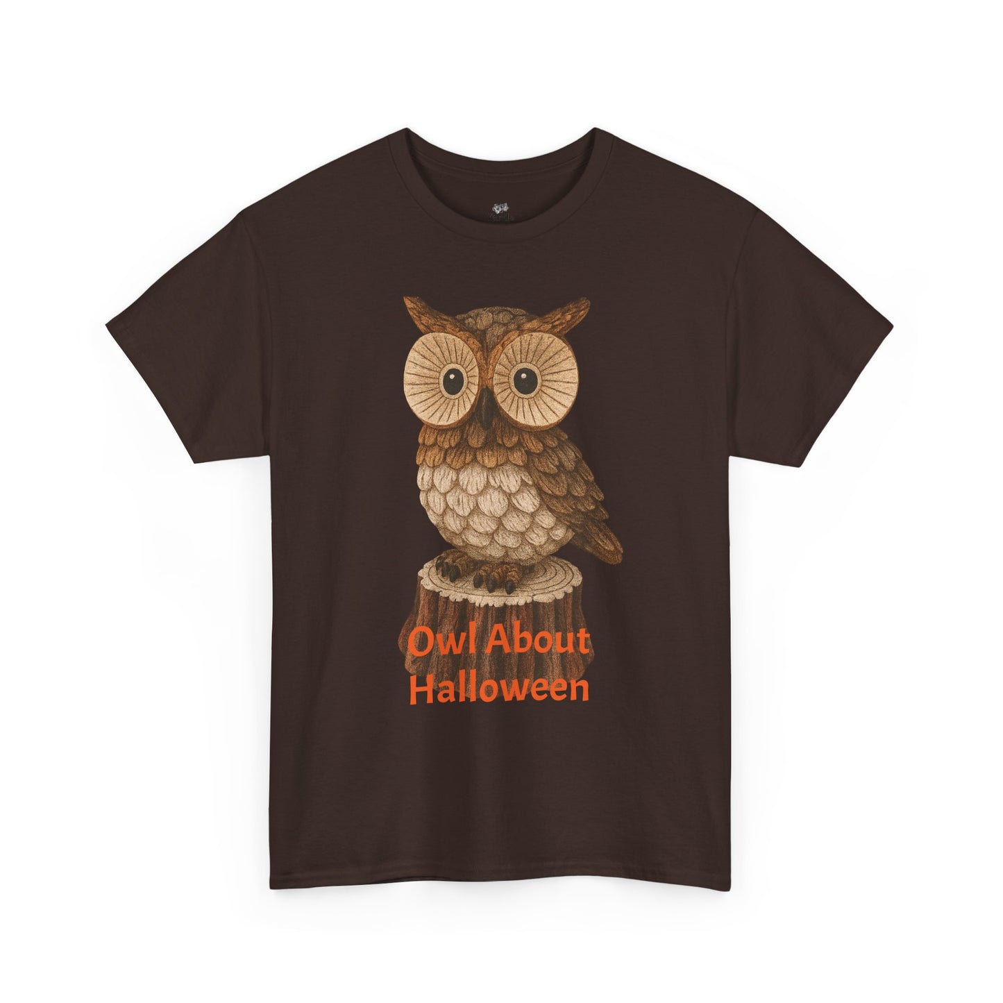 Halloween Owl Tee, Perfect for Fall Celebrations, Unisex Cotton Shirt, Cute Gift for Owl Lovers, Halloween Party Apparel, Fun Autumn Wear