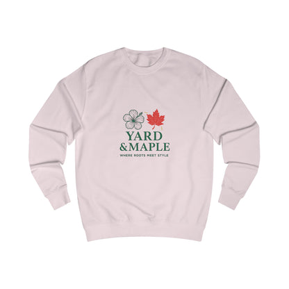 Unisex Sweatshirt with Yard & Maple Design, Cozy Fall Apparel, Perfect Gift for Nature Lovers, Autumn Style, Casual Weekend Wear