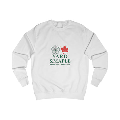 Unisex Sweatshirt with Yard & Maple Design, Cozy Fall Apparel, Perfect Gift for Nature Lovers, Autumn Style, Casual Weekend Wear