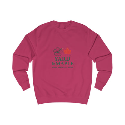 Unisex Sweatshirt with Yard & Maple Design, Cozy Fall Apparel, Perfect Gift for Nature Lovers, Autumn Style, Casual Weekend Wear