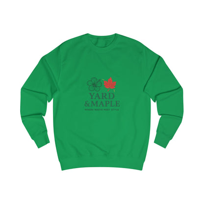Unisex Sweatshirt with Yard & Maple Design, Cozy Fall Apparel, Perfect Gift for Nature Lovers, Autumn Style, Casual Weekend Wear