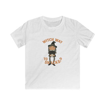 Kids Halloween T-Shirt, Fun Witch Tee for Boys and Girls, Perfect for Trick or Treating, Halloween Party, Cute Kids Apparel