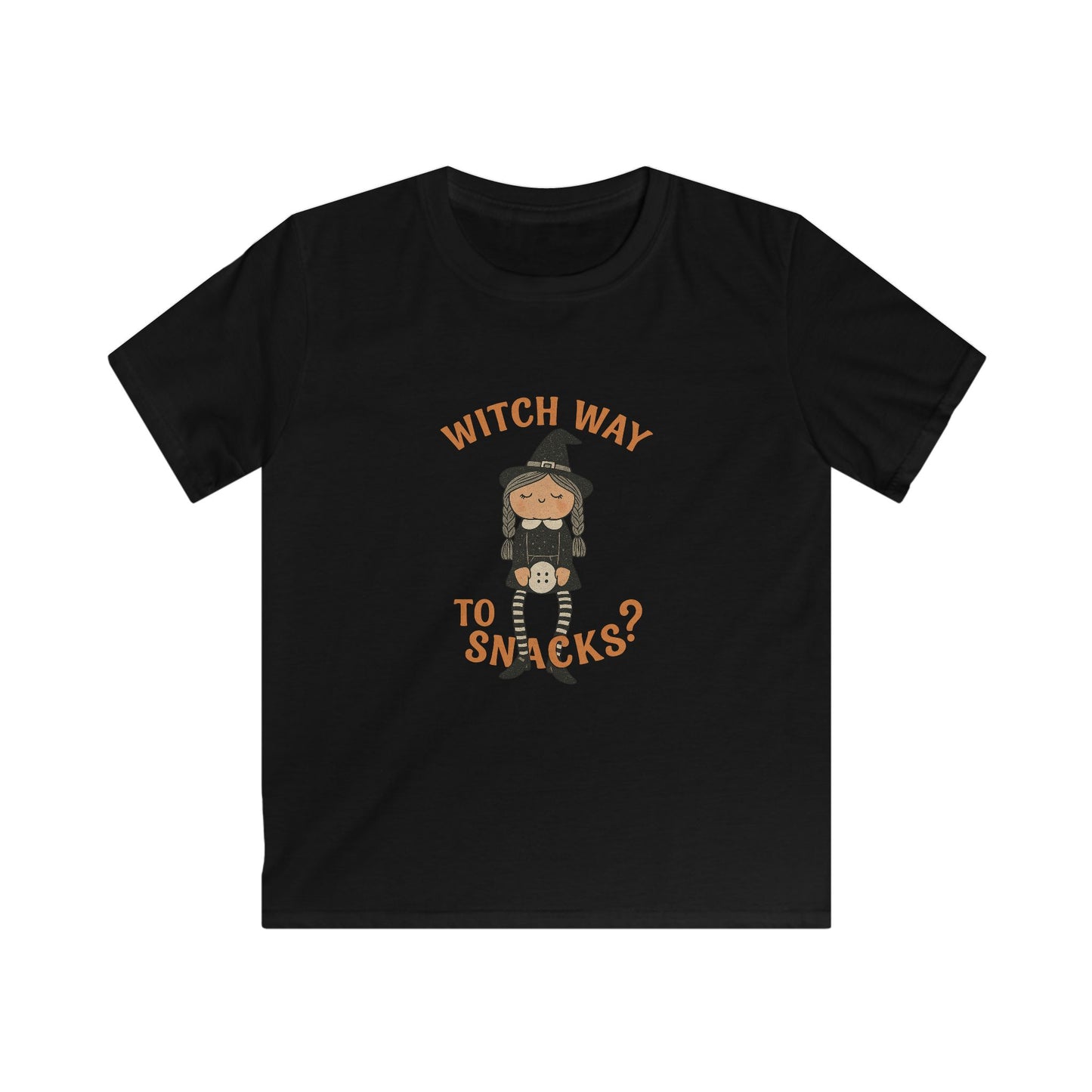 Kids Halloween T-Shirt, Fun Witch Tee for Boys and Girls, Perfect for Trick or Treating, Halloween Party, Cute Kids Apparel