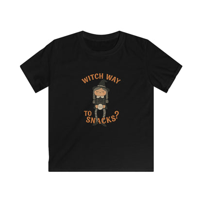 Kids Halloween T-Shirt, Fun Witch Tee for Boys and Girls, Perfect for Trick or Treating, Halloween Party, Cute Kids Apparel