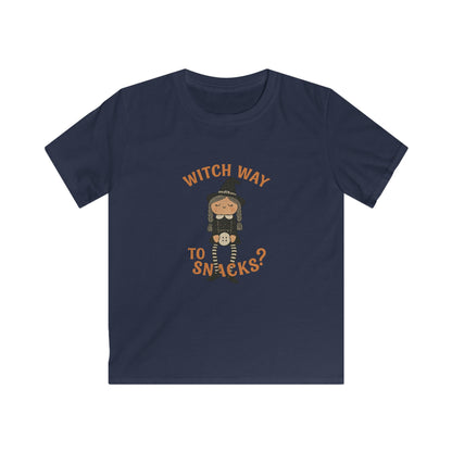 Kids Halloween T-Shirt, Fun Witch Tee for Boys and Girls, Perfect for Trick or Treating, Halloween Party, Cute Kids Apparel
