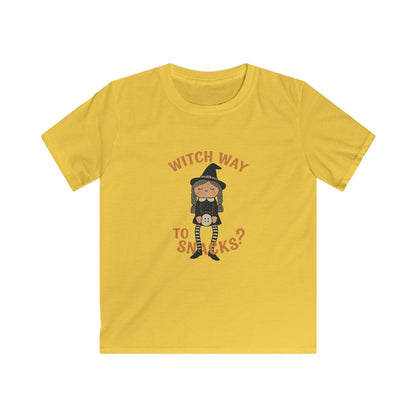 Kids Halloween T-Shirt, Fun Witch Tee for Boys and Girls, Perfect for Trick or Treating, Halloween Party, Cute Kids Apparel
