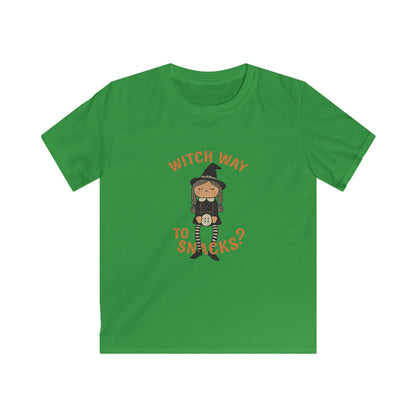 Kids Halloween T-Shirt, Fun Witch Tee for Boys and Girls, Perfect for Trick or Treating, Halloween Party, Cute Kids Apparel