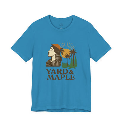 Yard & Maple Graphic Tee, Nature Inspired Unisex Shirt, Outdoor Lover Gift, Summer Vibes, Casual Wear, Vacation Essentials